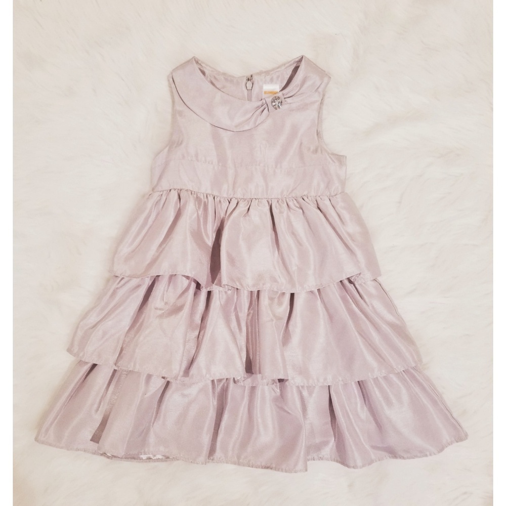 Gymboree Ruffled Dress Silver